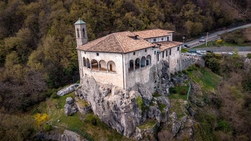 Santuario di San Patrizio - से Drone, Italy