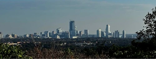 The skyline of Austin - Desde The Top of Mount Bonell, United States