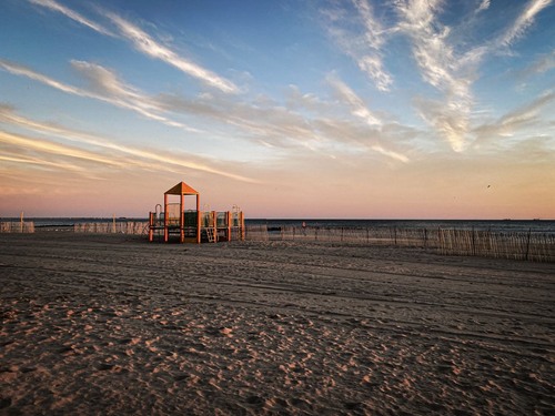 Coney Island Playground - From Deno's Wonder Wheel Amusement Park, United States