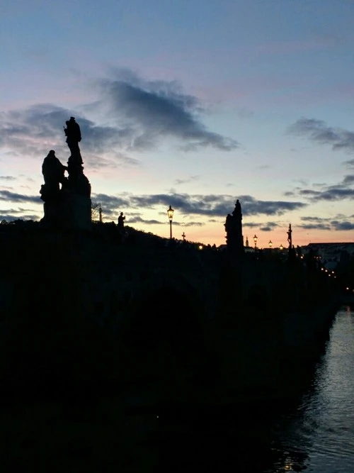Charles Bridge's Silhouettes - から Square, Prague