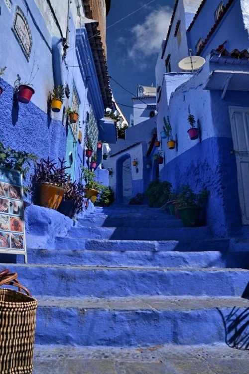 Chefchaouen - From Blue Stairs, Morocco