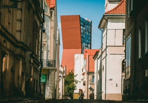 Klaipeda old town street - From Klaipeda old town, Lithuania