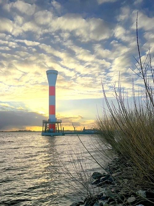 Leuchtturm Hamburg-Blankenese - Desde Elbstrand, Germany