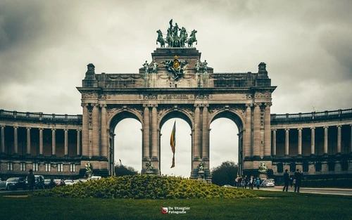 Triumphal Arch - Desde Parc di Cinquantenaire, Belgium