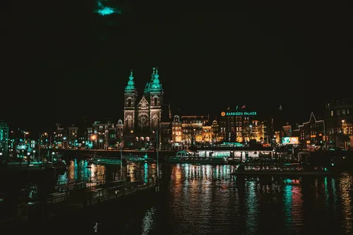 Basiliek van de Heilige Nicolaas - From Sint Nicolaasbrug, Netherlands