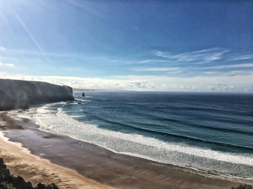 Praia da Arrifana - От Viewpoint, Portugal