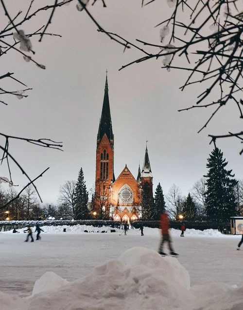 Michael´s Church - From Mannerheim Park, Finland