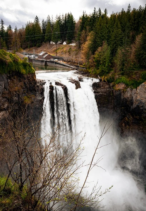 Snoqualmie Falls - Desde Viewpoint, United States