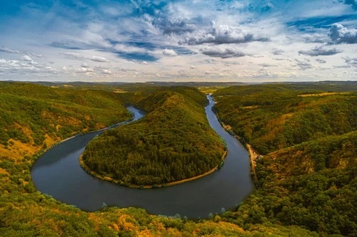 Saarschleife - Da Aussichtspunkt Cloef, Germany