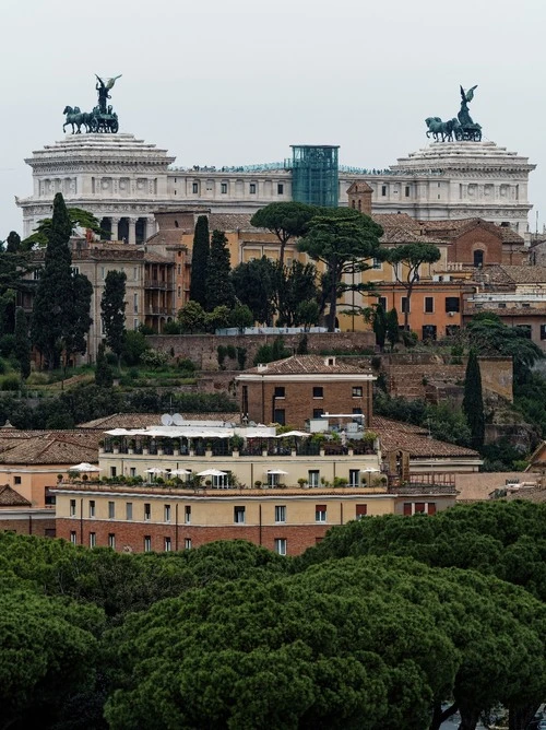 Monument à Victor-Emmanuel II - From Jardin des orangers - Terrazza Belvedere Aventino, Italy