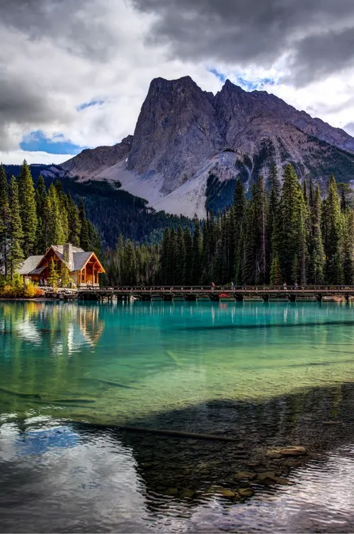 Emerald Lake - Cilantro Café - From Emerald Lake Trail, Canada