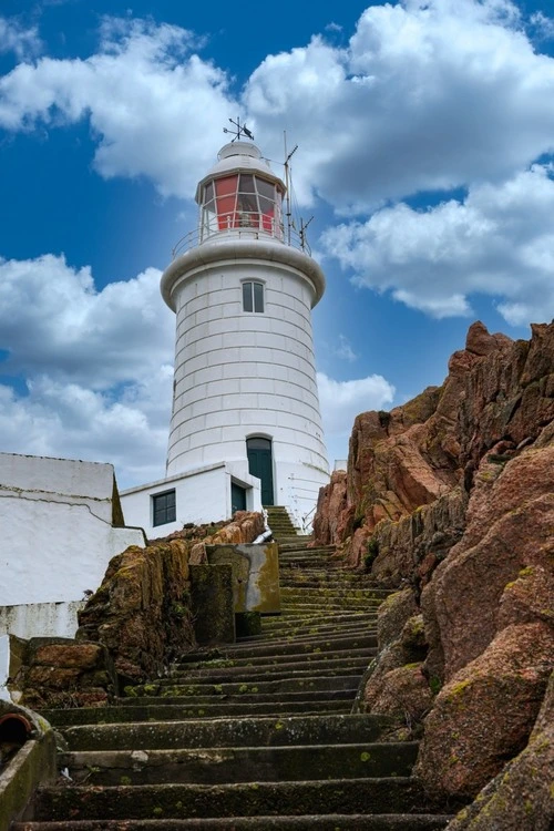 La Corbier Lighthouse - Z Path, Jersey