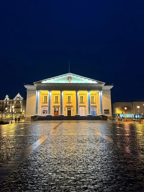 Vilnius Town Hall - Aus Town Hall Square, Lithuania