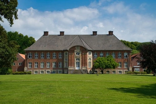 Herrenhaus Borstel - From Gartenseite, Germany