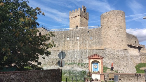 Rocca di Staggia - From Via dell'Ospedale, Italy