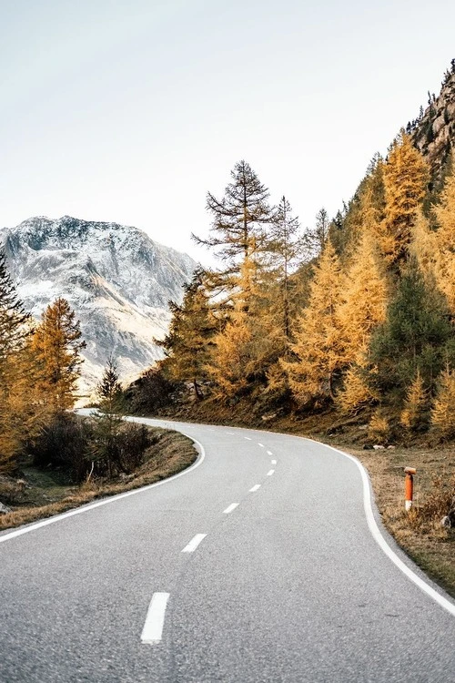 Public Road - From Nufenenpass, Obergoms VS - Approximate area, Switzerland