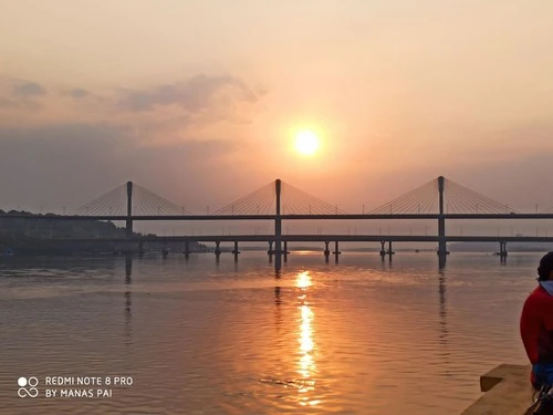 Mandovi Cable Stayed Bridge - From Avenida Dom João de Castro, India