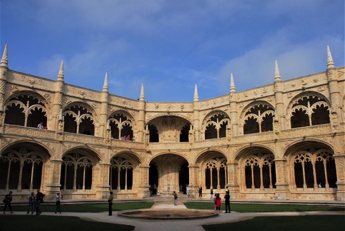 Mosteiro dos Jerónimos - From Courtyard, Portugal