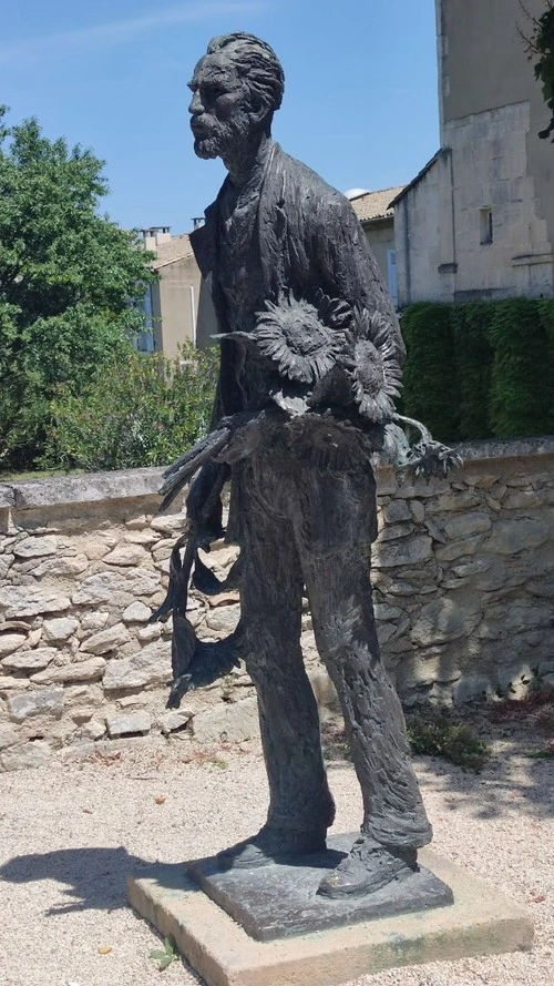 Statua di Van Gogh - Aus Monastero di Saint Paul de Mausole, France