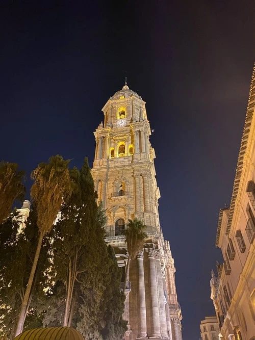 Catedral de la Encarnación de Málaga - From Calle Santa María, Spain