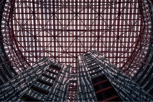 James R. Thompson Center - From Inside looking up, United States