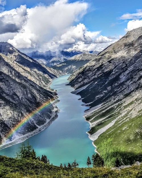 Lago di Livigno - Aus Crap de La Paré, Italy