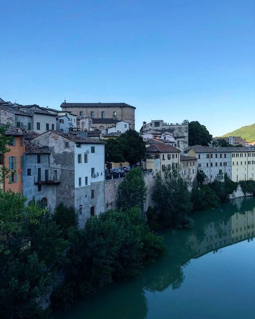 Fossombrone - From Bridge, Italy