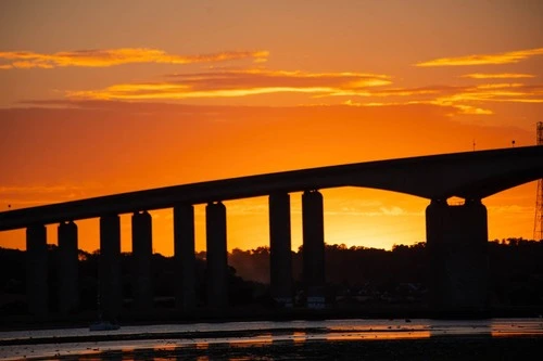 Orwell Bridge - Dari Orwell Country Park, United Kingdom