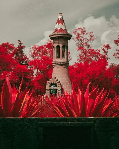 Torres en El jardin - From Bosque de Chapultepec segundo seccion, Mexico