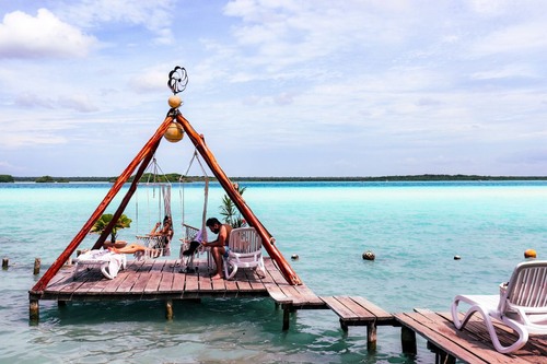 Laguna di Bacalar - Aus Los Aluxes, Mexico