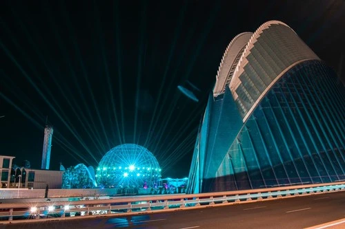 L'Oceanogràfic - Desde Pont l'Assut de l'Or, Spain