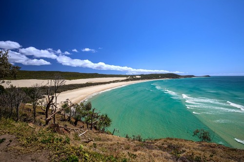 Beach of Fraser Isaknd - Desde Sumaro Head, Australia