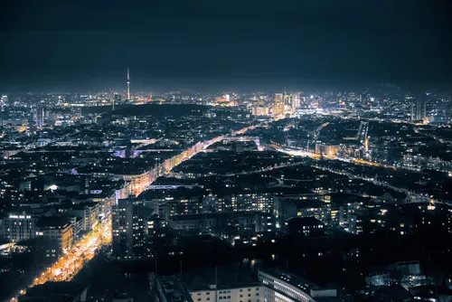 Berlin Skyline - От Funkturm Berlin, Germany