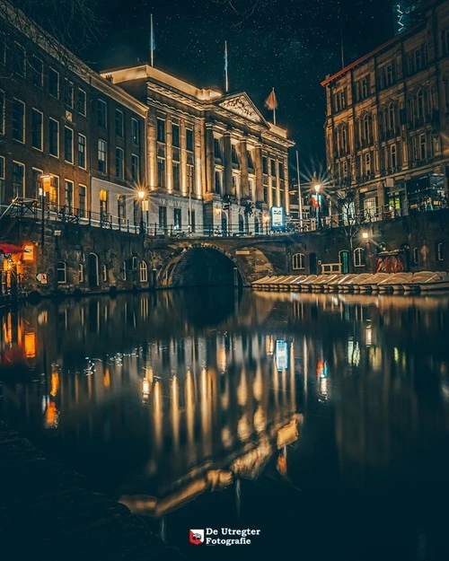 Utrecht - 从 Oudegracht, Netherlands