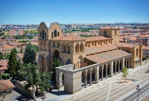 Basílica de San Vicente - From Muralla de Ávila, Spain