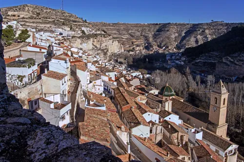 Church of San Andrés - From Castillo de Alcalá del Júcar, Spain