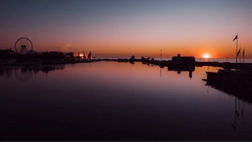 Chicago Harbor Lock - Desde Outer Drive Bridge, United States