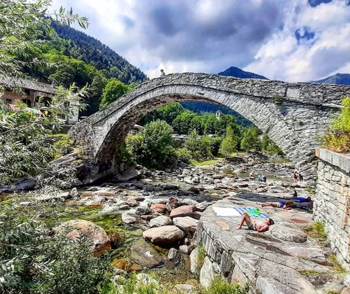 Ponte di Fondo Traversella - Italy