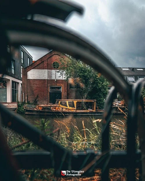 Old Boat - From Jutfaseweg Street, Netherlands