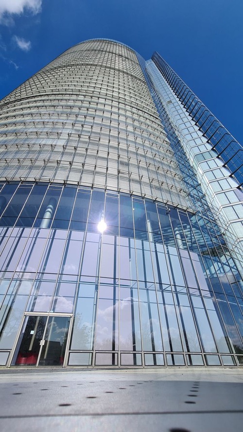 Posttower Bonn - From Platz der Deutschen Post, Germany