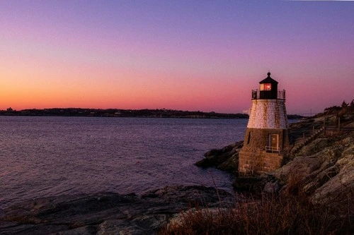 Castle Hill Lighthouse - Desde Ragged Point, United States