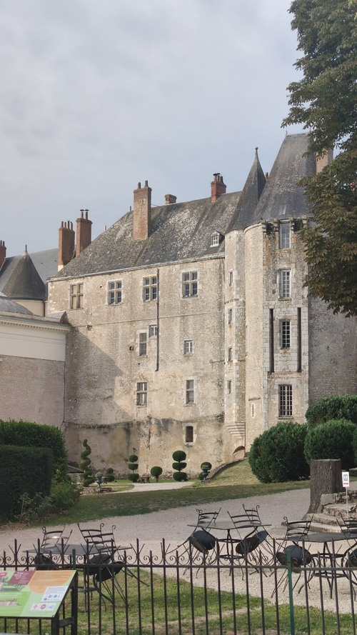 Chateau de Meung sur Loire - From Collégiale Saint-Liphard de Meung-sur-Loire, France