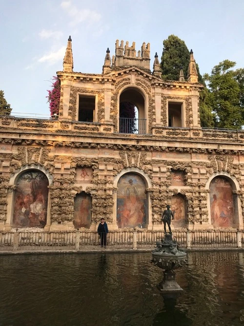 Jardines Real Alcázar de Sevilla - Desde Fuente principal, Spain