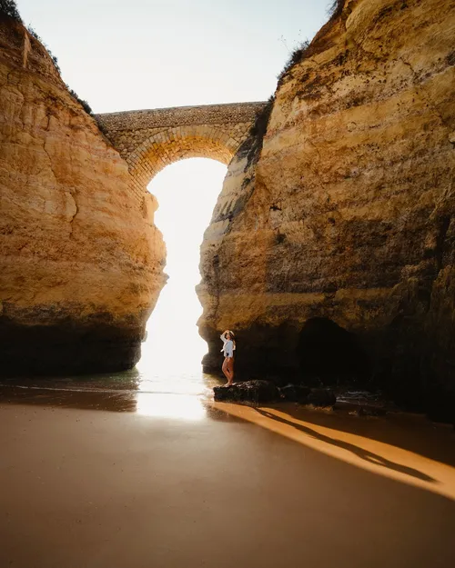 Ponte do Antigo Forte do Pinhão - Från Beach Estudantes, Portugal