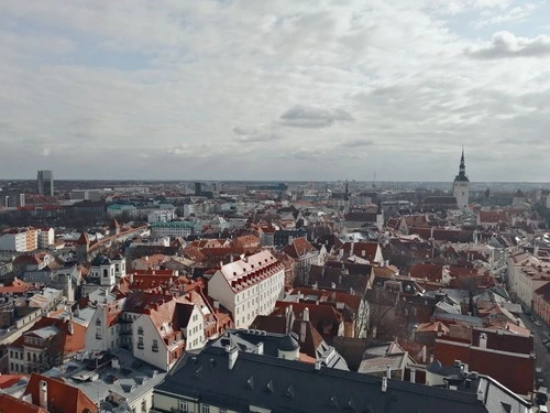 Old Tallinn - Da St Olaf's Church, Estonia