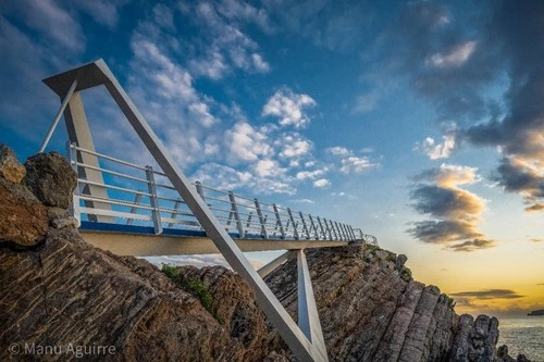 Puente del Mirador del Museo de Anclas - Spain