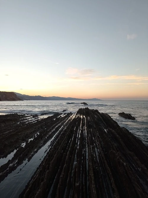 Playa zumaya - Desde Flysch ibilbidearen hasiera, Spain