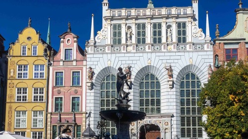 Neptune statue - Aus Long Market, Poland