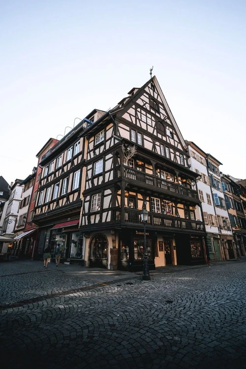 Strasbourg's Buildings - 从 Impasse de la Grande Boucherie, France
