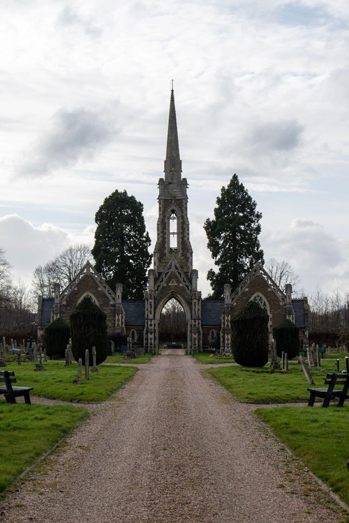 Oakham Graveyard - から Graveyard Path, United Kingdom